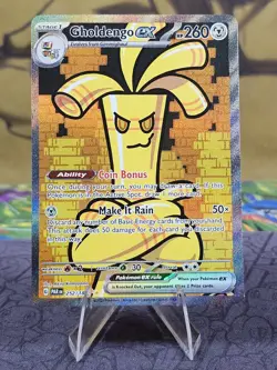 Gholdengo ex 252/182 Special Illustration Rare Paradox Rift Pokemon Card NM- - Image 1
