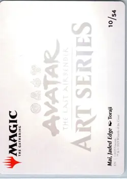 Mai, Jaded Edge Art Card S Art Series: Avatar: The Last Airbender 10 NM - Image 2
