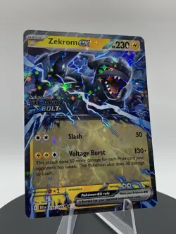 Zekrom ex (Black Bolt Stamped) 034/086 Holo Pokemon Card - Image 5