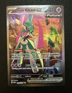 Pokemon Card TCG - Iron Valiant EX 249/182 - Paradox Rift - SIR - NM - Image 3