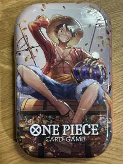 Sealed One Piece Card Game Mini Tin Vol. 2 Monkey.D.Luffy OP-13 Sealed - Image 1