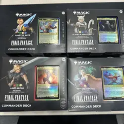 Final Fantasy Commander Deck Sealed, Set of 4, Magic: The Gathering Cards - Image 1