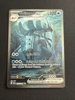 Pokemon TCG Golisopod EX Paradox Rift Holo Double Rare Card 246/182 Full Art - Image 1