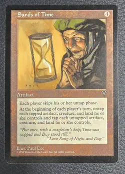 MTG Sands of Time Visions Magic The Gathering Card NM - Image 1