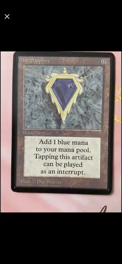 Mox Sapphire - Beta - MTG TCG - Image 1