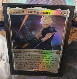 Cloud, Midgar Mercenary (Foil) Final Fantasy | Magic the Gathering - Image 1