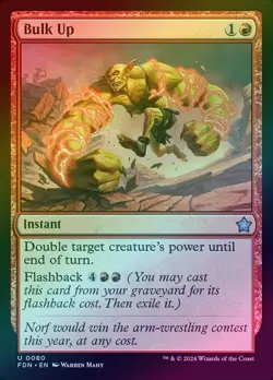 Bulk Up (Foil) (FDN) Foundations - NM - Image 1