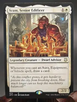 Sram, Senior Edificer Adventures in the Forgotten Realms MTG Regular LP - Image 1