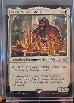 Sram, Senior Edificer Adventures in the Forgotten Realms MTG Regular LP - Image 3