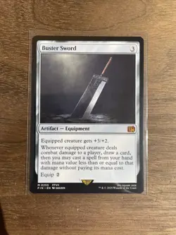 Buster Sword Final Fantasy Regular 255 Non-Foil MTG Magic The Gathering - Image 1