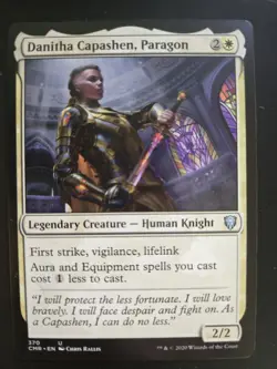 Danitha Capashen, Paragon NM Commander Legends MTG FREE SHIPPING - Image 1