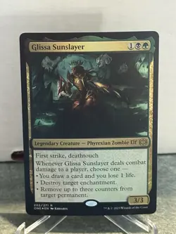 Glissa Sunslayer - 202 ONE: Phyrexia: All Will Be One R Foil NM LC1 - Image 1
