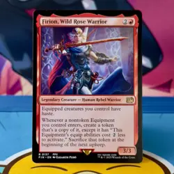 Firion, Wild Rose Warrior - 0137 - Rare - Final Fantasy - English - MTG - Image 1