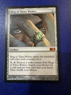 Ring of Three Wishes #216 (MP) Magic 2014 M14 Magic MTG - Image 1