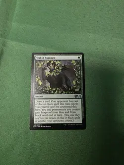 x1 Veil of Summer M20 MTG 198 UNCOMMON M/NM 1x - Image 1