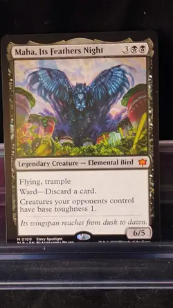 Maha, Its Feathers Night Bloomburrow Regular - Image 1