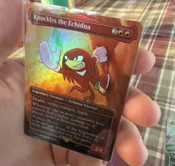 Magic the Gathering Sonic Secret Lair Drop Rainbow Foil - Image 3