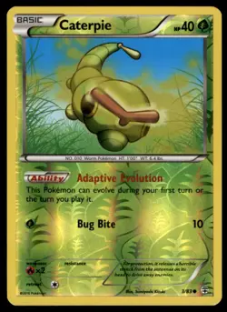 2016 XY - Generations Caterpie Basic/Common #3 - Image 1