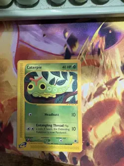 POKEMON EXPEDITION BASE SET E-READER CATERPIE CARD 96/165 - Image 1