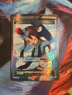 POKEMON CARD 2012 SKYLA F/A TRAINER 149/149BLACK & WHITE BOUNDARIES CROSSED - Image 1