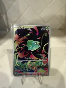 SEALED Pokemon TCG Bulbasaur 133/132 STAMPED Mega Evolutions Promo Card NM - Image 1