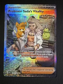 Professor Sada's Vitality 256/182 SV04: Paradox Rift Holo Pokemon TCG NM - Image 1