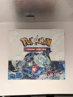 Pokemon TCG Scarlet & Violet Stellar Crown Booster Box (36 packs) Sealed* - Image 1