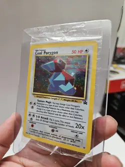 Cool Porygon Holo Pokemon Black Star Promo #15 WOTC Vintage SEALED - Image 2