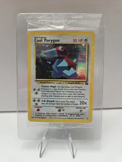 Cool Porygon Holo Pokemon Black Star Promo #15 WOTC Vintage SEALED - Image 3