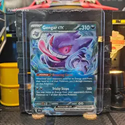 Gengar ex Temporal Forces Ultra Rare Pokemon TCG 104/162 Scarlet & Violet SV05 - Image 1