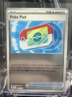 Pokemon Poke Pad Trainer Item lot 3 198/217 ASC 2026 English - Image 1