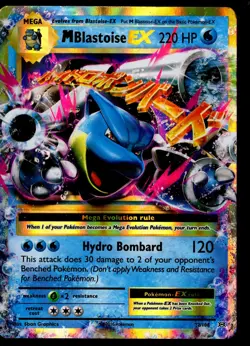 Mega Blastoise EX 22/108 Xy Evolutions Pokemon MP - Image 1