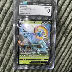 Pokemon TCG Dhelmise V Pokemon 2021 Shining Fates – #009/072 Ultra Rare CGC 10 - Image 1