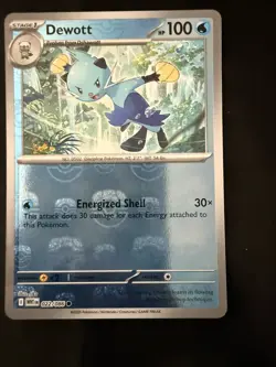 Dewott 022/086 Master Ball Pattern Reverse Holo White Flare Pokemon Near Mint - Image 1