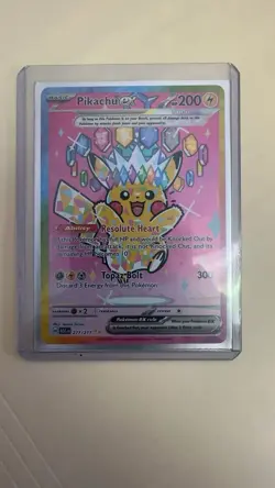 Pokemon Pikachu EX SIR 277/217 Ascended Heroes FULL ART 2 - Image 1