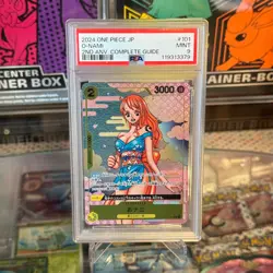 PSA 9 One Piece TCG O-Nami OP06-101 2nd Anniversary Guide Promo Japanese - Image 1