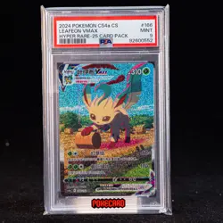 Leafeon VMAX HR CS4aC-166/132 Pokemon Card Chinese PSA 9 #1 - Image 1