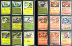 Phantasmal Flames Pokemon TCG Base Set with Reverse & EX - 178 Cards with Binder - Image 2