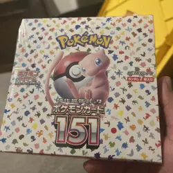 Sealed Japanese Pokemon Card 151 Booster Box S&V Mew Set Factory New 4521329346038 - Image 1