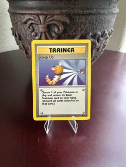 1999 Scoop Up 78/102 Rare Trainer Pokemon Card WOTC Base Set - Image 1