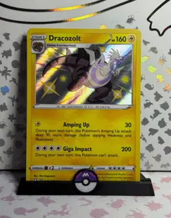 Dracozolt - SV045/SV122 - Pokemon Shining Fates Sword Shield Shiny Rare Card NM - Image 1