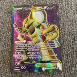 Alakazam EX (Full Art) 117/124 Fates Collide Holo Rare Pokemon Card Near Mint - Image 1
