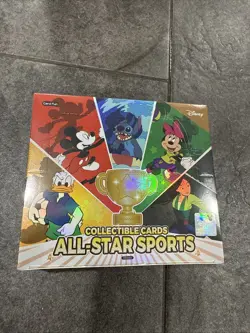 Disney All Star's Sport Card fun Booster Box 80 Trading Cards Anime OFFICIAL NEW - Image 1