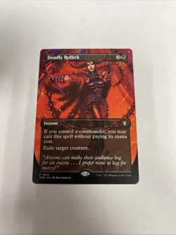 Deadly Rollick Borderless Nonfoil Card #0695 MTG LP - Image 1