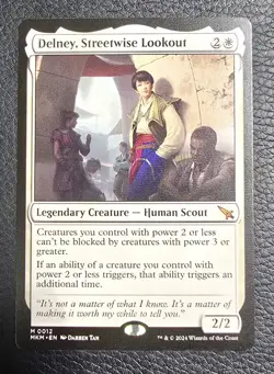 Delney, Streetwise Lookout - Murders at Karlov Manor MTG NM Magic Card - Image 1