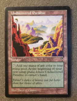 Undiscovered Paradise Visions (Reserved List MTG Card) (DS3D1).................. - Image 1