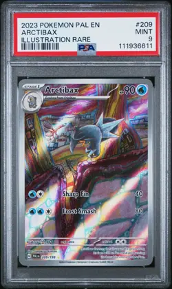 Arctibax Paldea PSA 9 Evolved Illustration Rare Pokemon Card 209/193 - Image 1