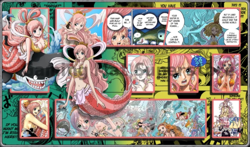 One Piece Card Shirahoshi Green Yellow mat Gaming Desk Mat Playmat Mousepad - Image 1
