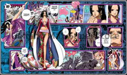 One Piece Card Game Boa Hancock Blue mat Gaming Deskmat Playmat Mousepad - Image 1