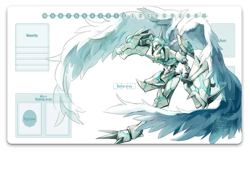 DTCG Adventure Omegamon Playmat Trading Card Game Omnimon Mat Deskmat Mousepad - Image 1